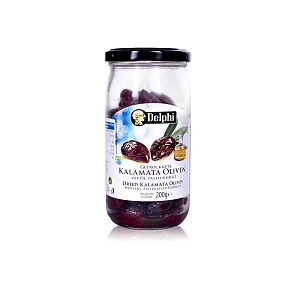 Маслины Каламата с косточкой сушеные "Delphi" 200г