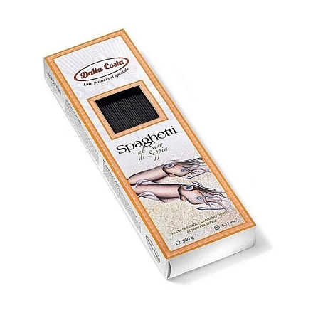 Спагетти нери с чернилами каракатицы "Dalla Costa" 500г